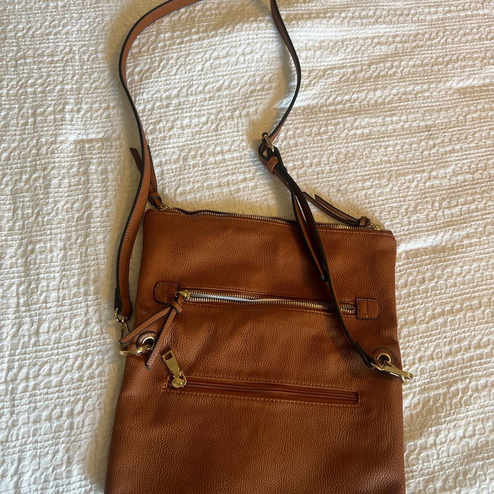 Elegant Brown Crossbody Bag